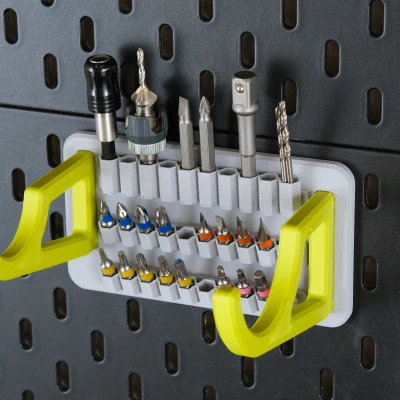 Kệ giữ máy khoan và mũi khoan Ryobi cho Skadis