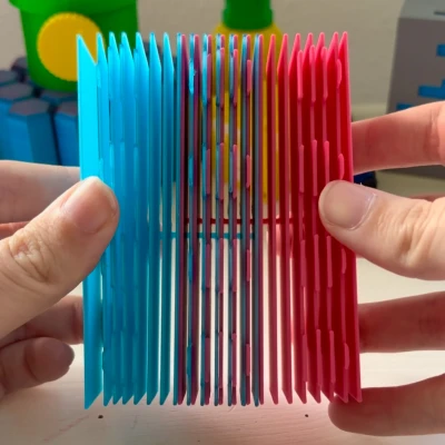 Mô Hình Lego Quantum Trong Suốt Độc Đáo