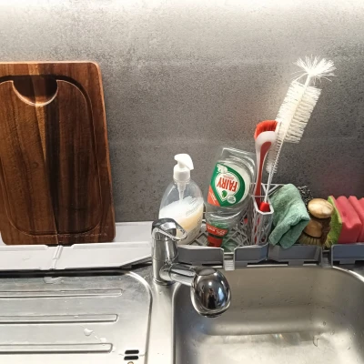 Phần Mở Rộng Bồn Rửa Deluxe / Khay Để Dao Kéo Nhà Bếp