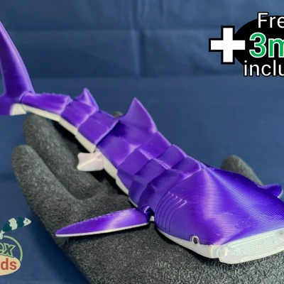 Cá Mập Voi Dẻo (In liền, không cần hỗ trợ)