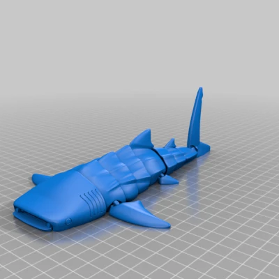 Cá Mập Voi Dẻo (In liền, không cần hỗ trợ)