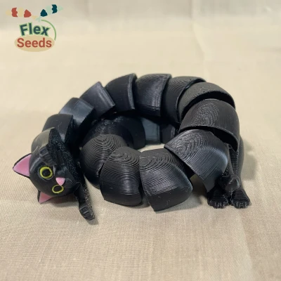 [Official Remix] Mèo Flexi Cỡ Lớn In Liền (Print-in-place)