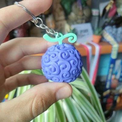 Móc Khóa Gomu Gomu no Mi - Trái Ác Quỷ In 3D Nhiều Bộ Phận