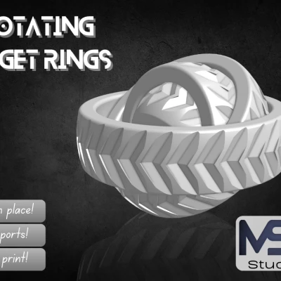 Nhẫn "Fidget" Xoay