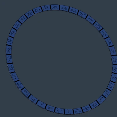 Vòng Cổng Thiên Hà Pegasus cho Cổng Không Gian Martin 80cm