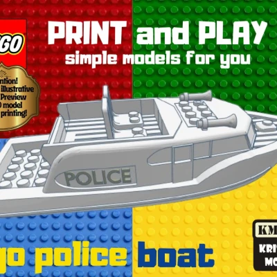 Thuyền cảnh sát Lego