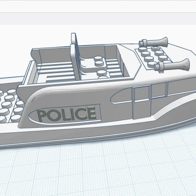 Thuyền cảnh sát Lego