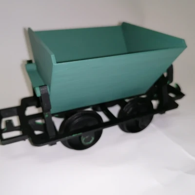 Toa xe ben mỏ cho đường sắt sân vườn