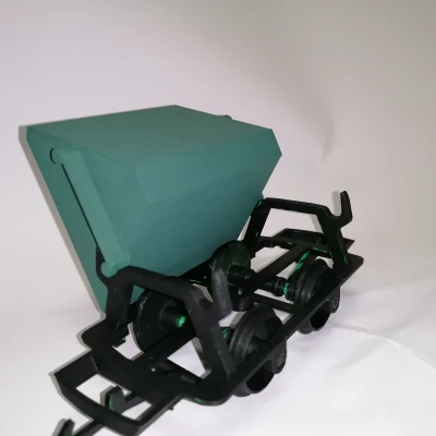 Toa xe ben mỏ cho đường sắt sân vườn