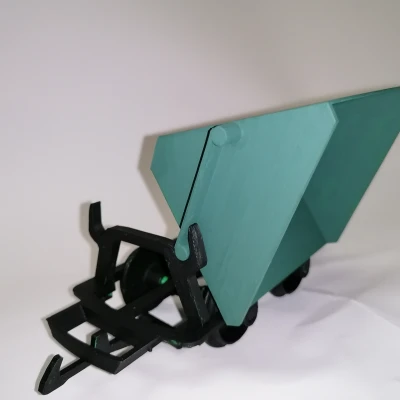 Toa xe ben mỏ cho đường sắt sân vườn