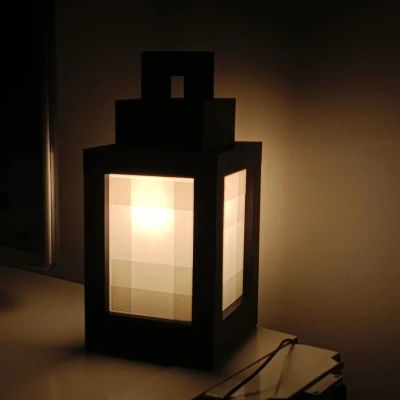 Đèn Minecraft cho đèn và dây Ikea