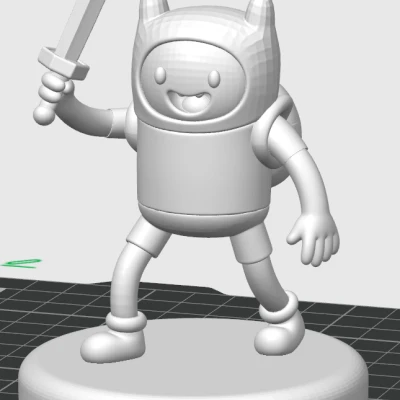 Finn the Human - Adventure Time (Mô Hình 3D)