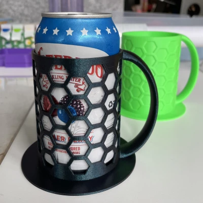 4-in-1 Đế Giữ Lon/Chống Đổ/Đế Lót Ly/Tay Cầm