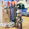 LEGO-Compatible Frozen in Carbonite Minifigures – Star Wars - Han Solo và sinh vật lạ (2x4 & 4x6) - Thumbnail 3