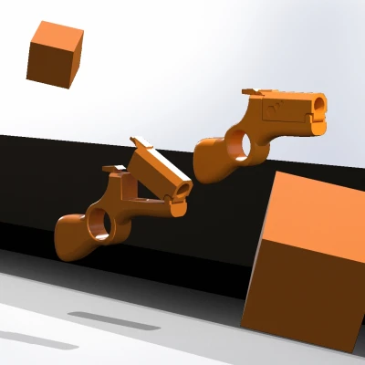 Móc Khóa Súng Fidget