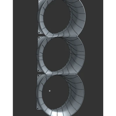 Ống thông gió cho quạt 120mm