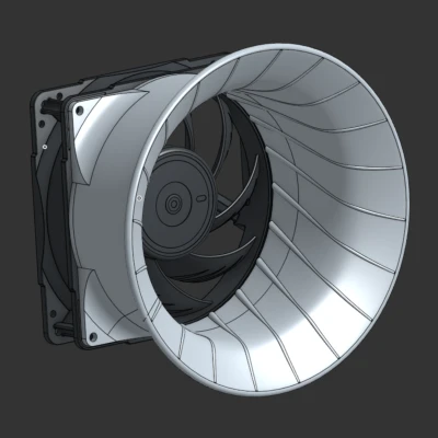 Ống thông gió cho quạt 120mm