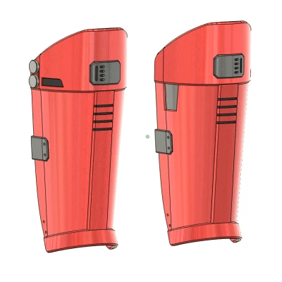 Mô hình 3D Giáp Ống Đồng Mandalorian