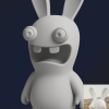 Rabbids (Lapins Crétins) - Mô Hình 3D Hài Hước - Thumbnail 1
