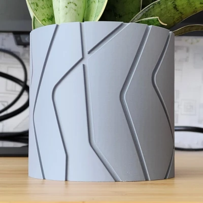 Chậu Cây Và Bình Hoa "Straw line" - Thiết Kế Vase Mode