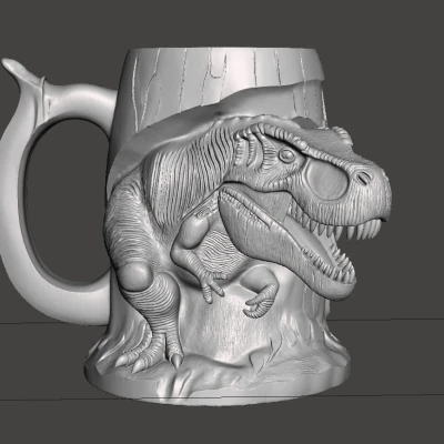 Ống Đựng Bia Hình T-Rex / Cốc Bia