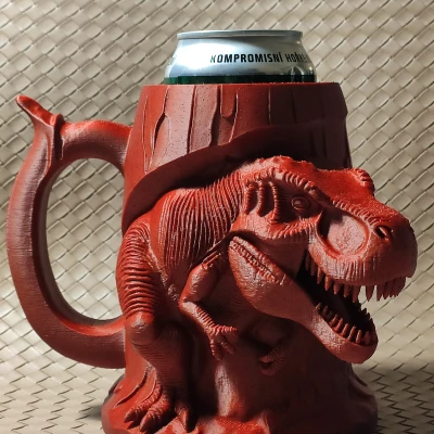 Ống Đựng Bia Hình T-Rex / Cốc Bia