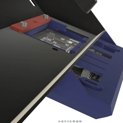 Giá đỡ màn hình TFT 5 inch cho Artillery Sidewinder X1 (Dùng với Raspberry Klipper/Octoprint)