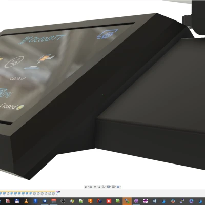 Giá đỡ màn hình TFT 5 inch cho Artillery Sidewinder X1 (Dùng với Raspberry Klipper/Octoprint)