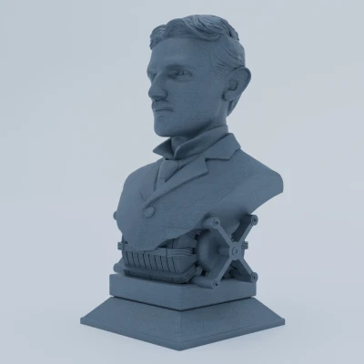 Tượng Nikola Tesla Nhà Phát Minh Động Cơ AC