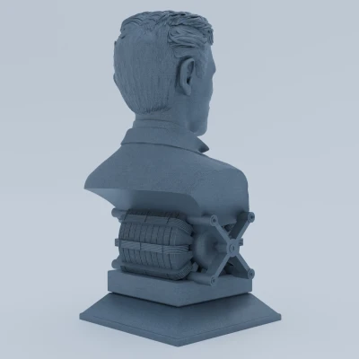 Tượng Nikola Tesla Nhà Phát Minh Động Cơ AC
