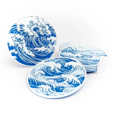 Bộ Đế Lót Ly Hình Sóng Đẹp Mắt