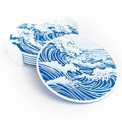 Bộ Đế Lót Ly Hình Sóng Đẹp Mắt