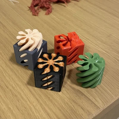 Mô Hình Khối Lập Phương Xoắn Ốc Vortex Vui Chơi