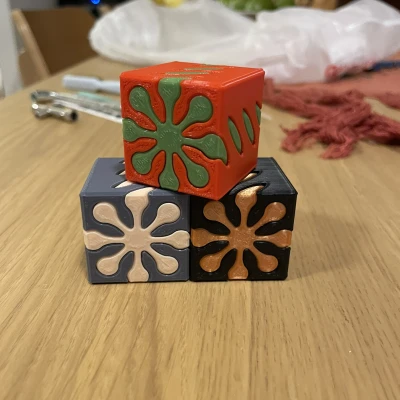 Mô Hình Khối Lập Phương Xoắn Ốc Vortex Vui Chơi