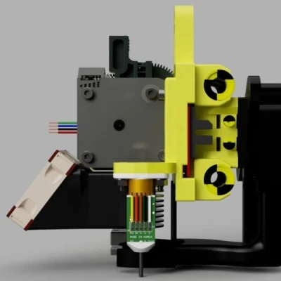 Giá đỡ E3D-V6 / Bộ đùn Titan / BL Touch cho HyperCube Evolution