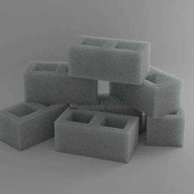 Gạch Tường Xi Măng Thu Nhỏ