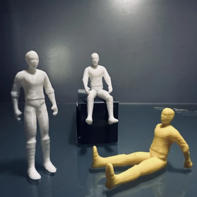 Mô hình người ở 3 tư thế