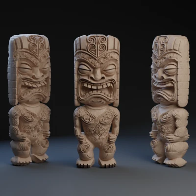 Tượng Tiki Polynesian