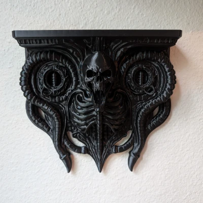 Kệ Treo Tường XL Biohorror - Giá Treo Phong Cách Giger