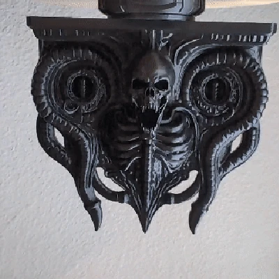 Kệ Treo Tường XL Biohorror - Giá Treo Phong Cách Giger