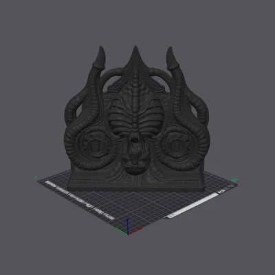 Kệ Treo Tường XL Biohorror - Giá Treo Phong Cách Giger