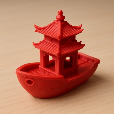 Benchy Phong Cách Chùa Nhật Bản