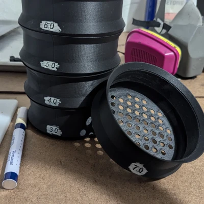 Bộ Sàng/Rây/Khay Phân Loại Sao Pháo Hoa Cuộn Xếp Chồng