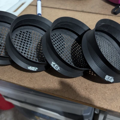 Bộ Sàng/Rây/Khay Phân Loại Sao Pháo Hoa Cuộn Xếp Chồng