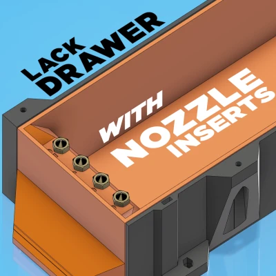 (LEGACY) Ngăn kéo Lack có Khay Đầu Phun