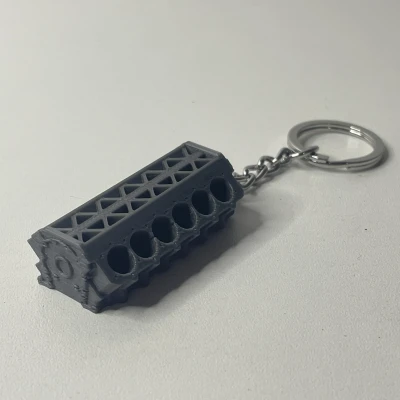 Móc Khóa Khối Động Cơ V12