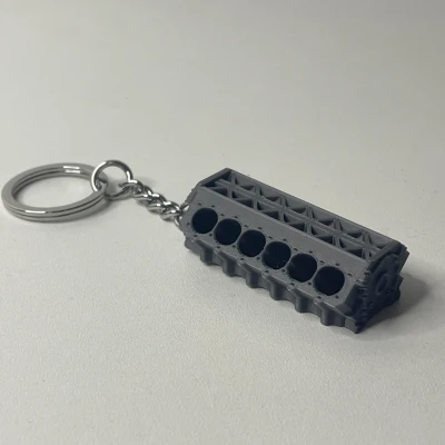 Móc Khóa Khối Động Cơ V12