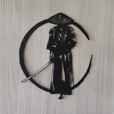 Tranh Treo Tường 2D Ronin Nhật Bản - Dễ In, Đẹp Mắt