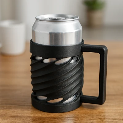 Giá Đỡ Lon Kiểu Xoắn Hiện Đại - Có Tay Cầm