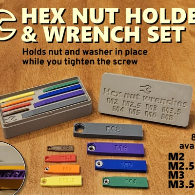 Bộ Giữ Đai Ốc Lục Giác & Cờ Lê